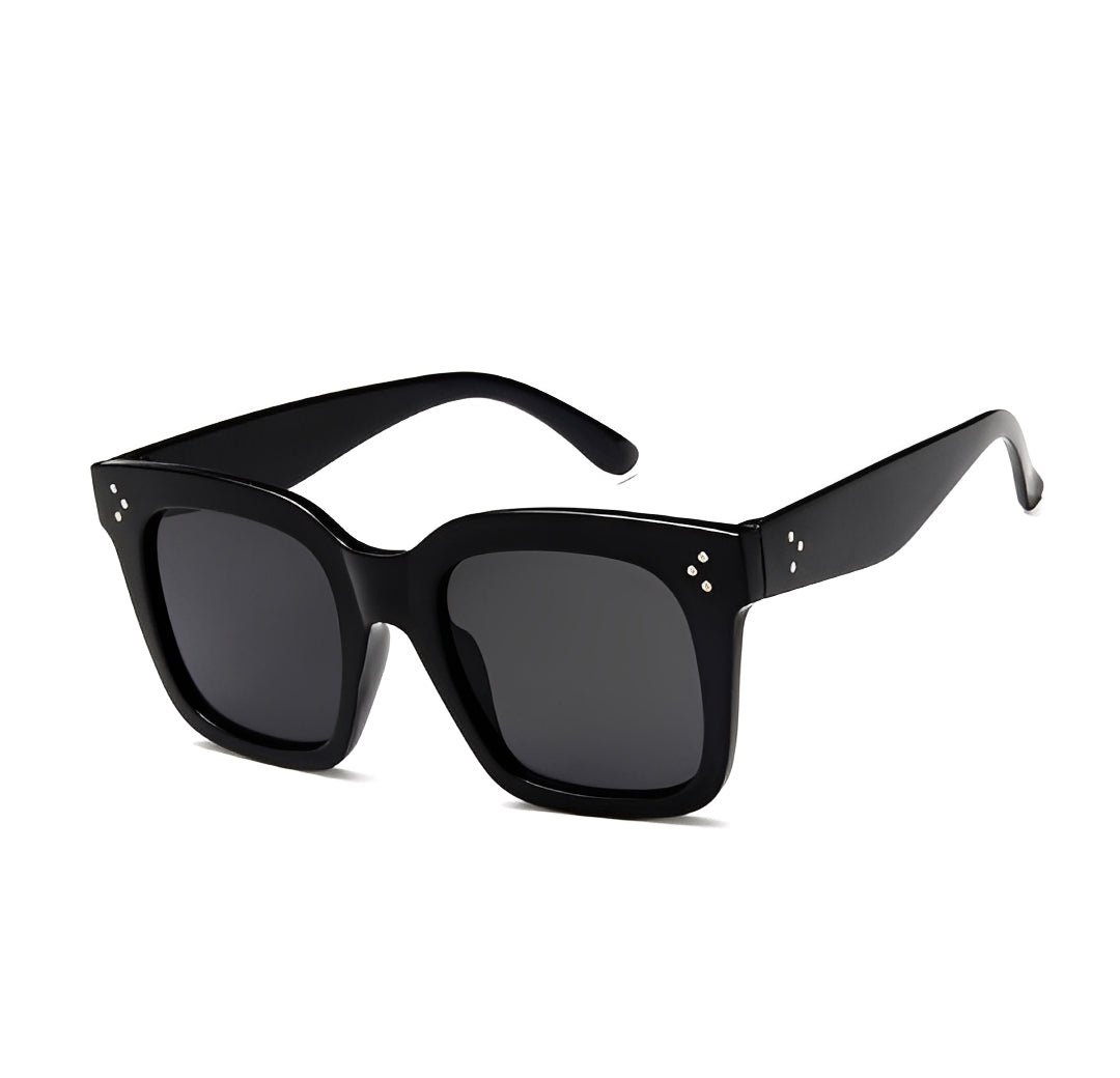 Big Black Square Brand Sunglasses for Women Celeb Oversized Retro Vintage Designer Style Eyewear