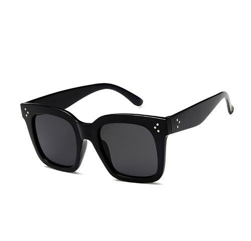 Big Black Square Brand Sunglasses for Women Celeb Oversized Retro Vintage Designer Style Eyewear