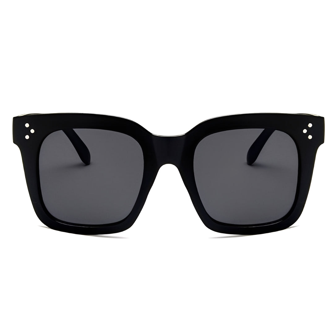 Big Black Square Brand Sunglasses for Women Celeb Oversized Retro Vintage Designer Style Eyewear