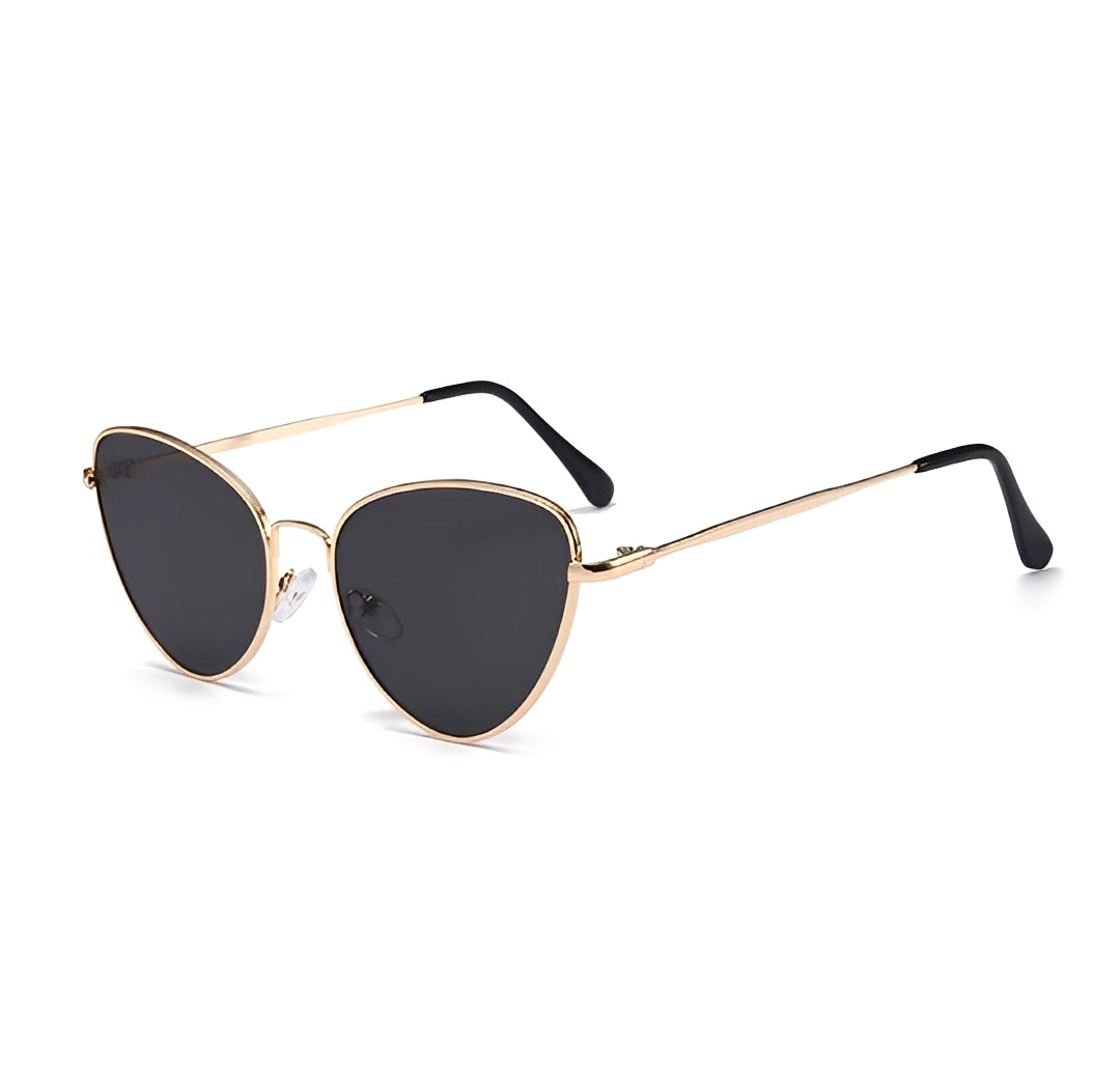 Cateye Sunglasses for Women Ladies 1950s Retro Vintage Slim Cat Eye Trending Fashion Glasses