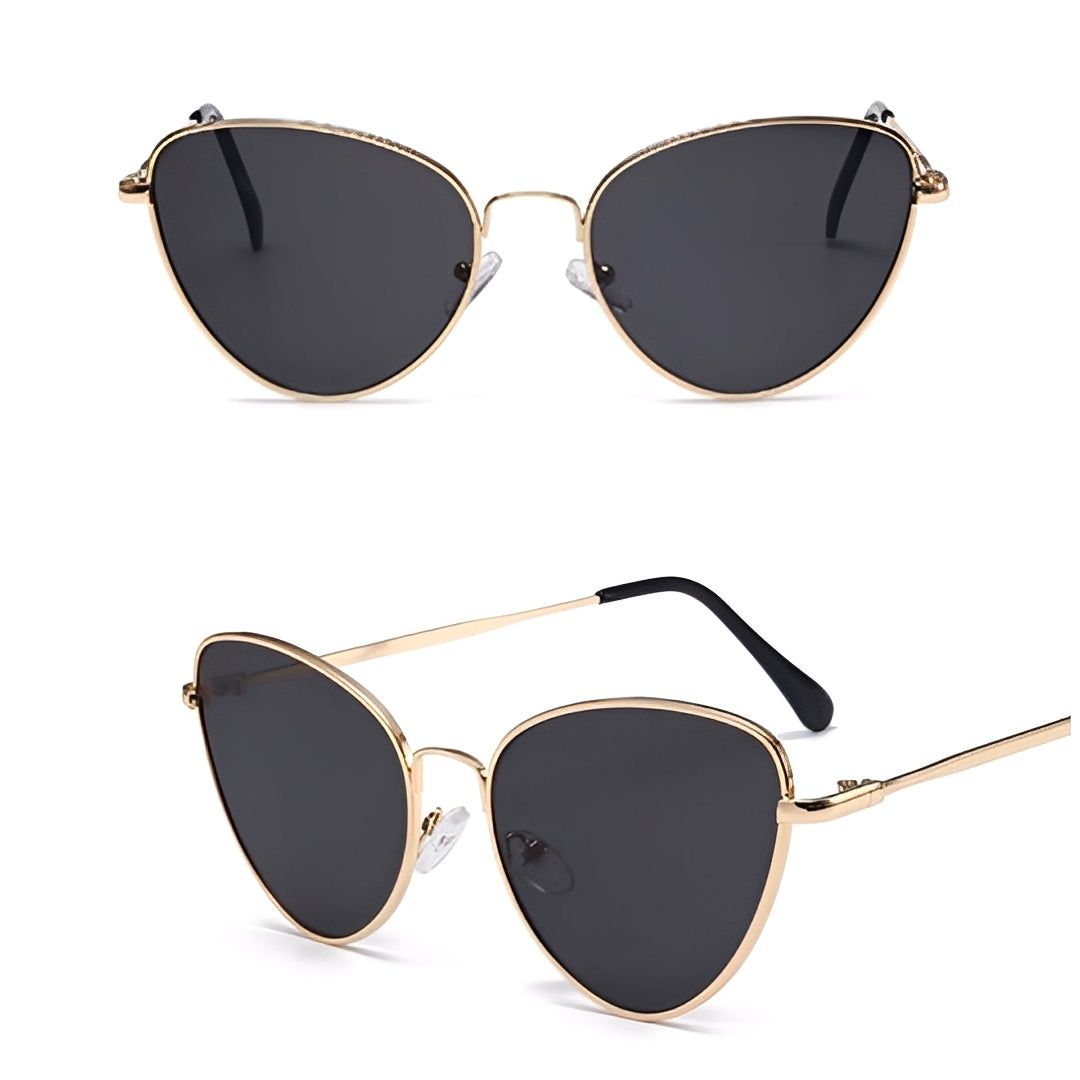 Cateye Sunglasses for Women Ladies 1950s Retro Vintage Slim Cat Eye Trending Fashion Glasses