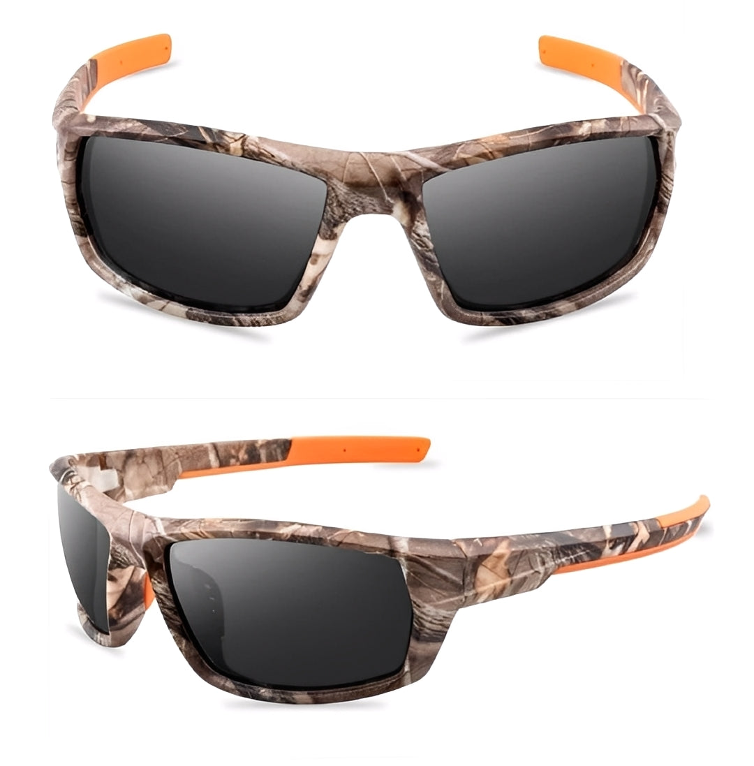 Black Shade Carp Fishing Glasses Camo Angling Goggles/Unisex Camouflage Outdoor Sports Eye-wear