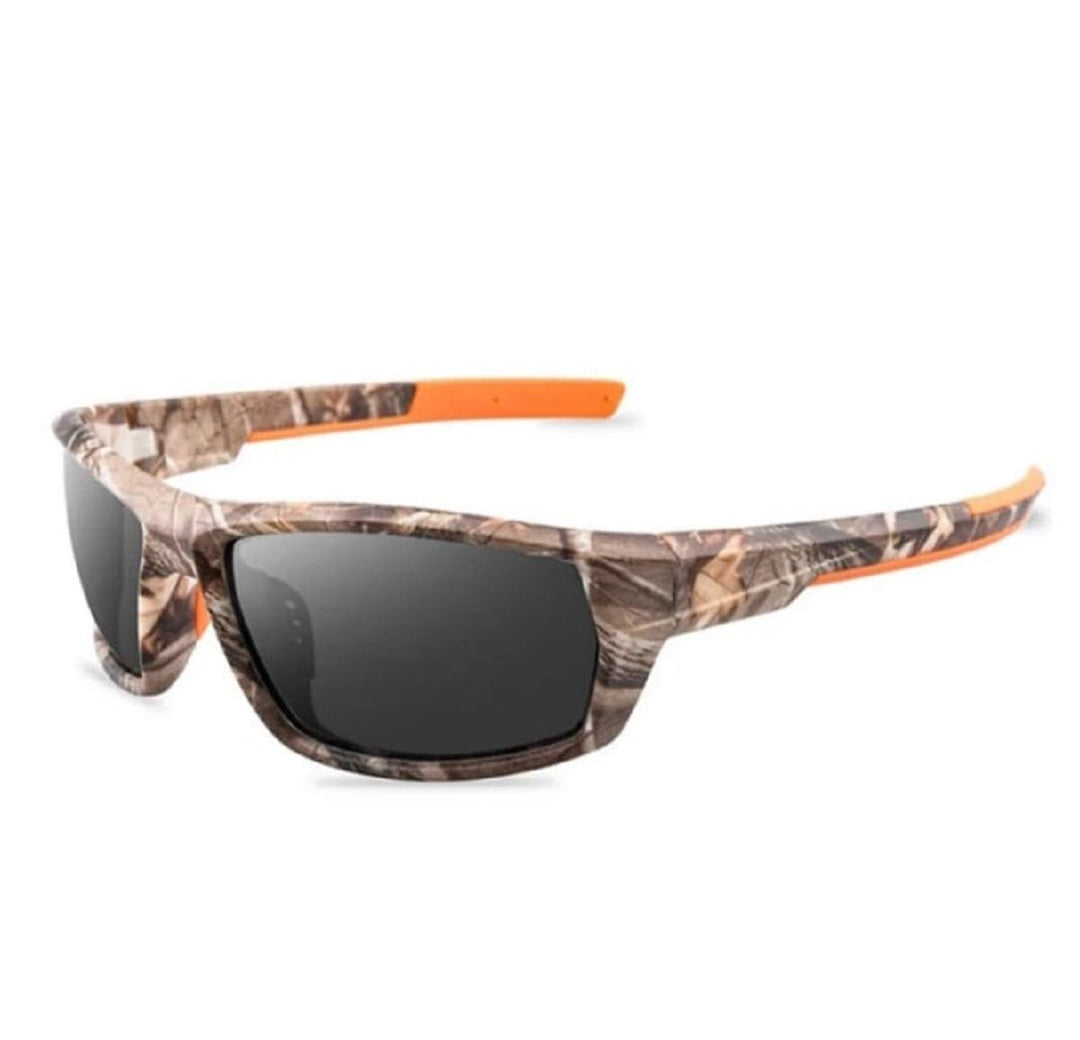 Black Shade Carp Fishing Glasses Camo Angling Goggles/Unisex Camouflage Outdoor Sports Eye-wear