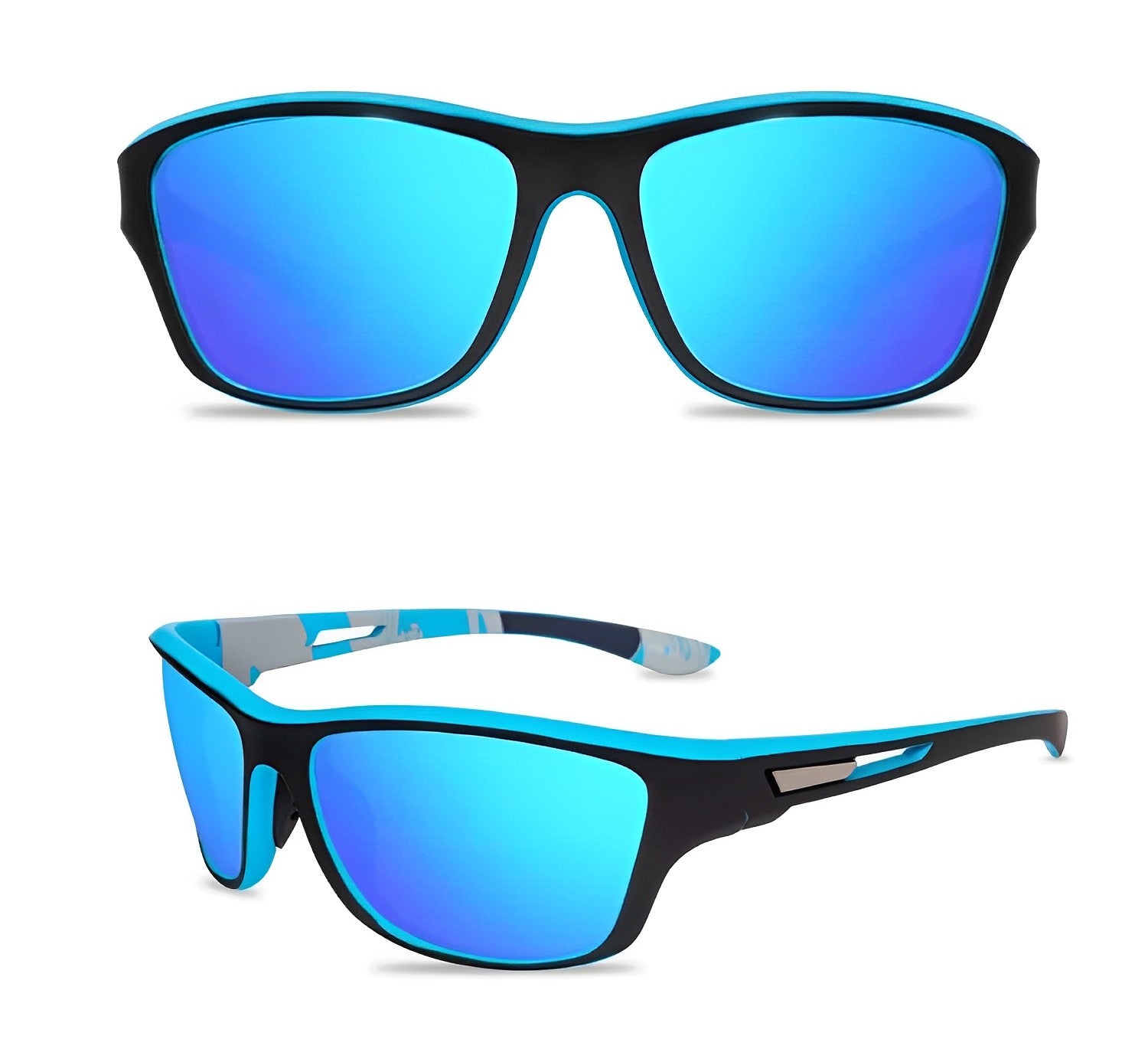 Blue Mirror Paddle Board Outdoor Sports Sunglasses for Kayaking Rowing Sailing Mens Womens Kids Mirrored Polarised