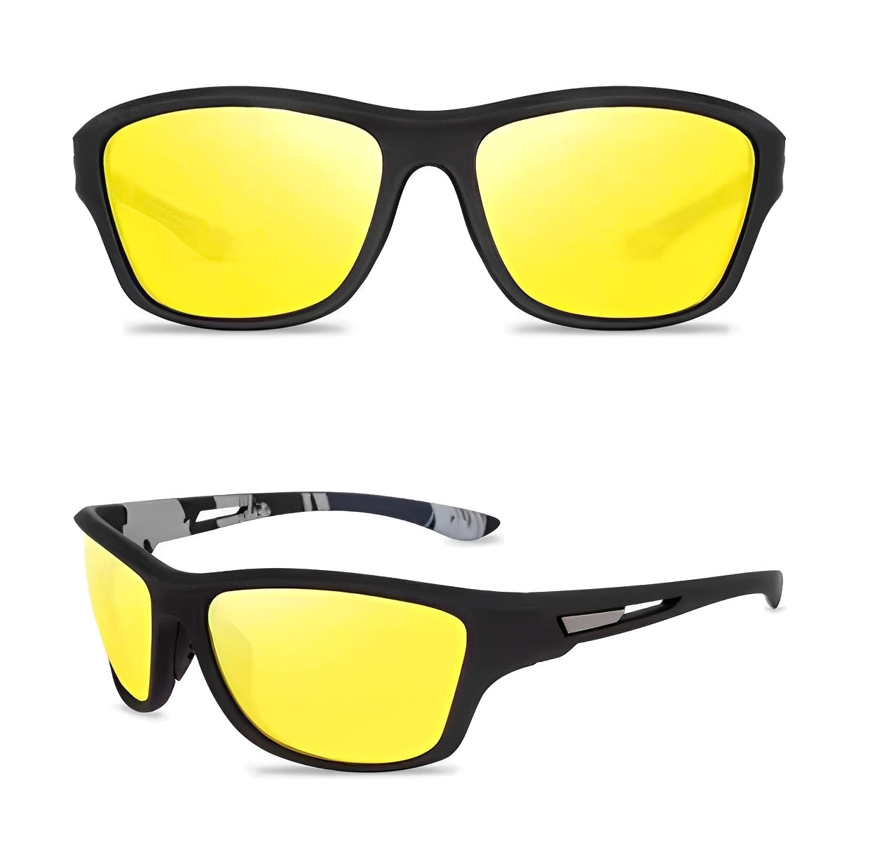 Yellow Tint Paddle Board Outdoor Sports Sunglasses for Kayaking Rowing Sailing Mens Womens Kids Mirrored Polarised