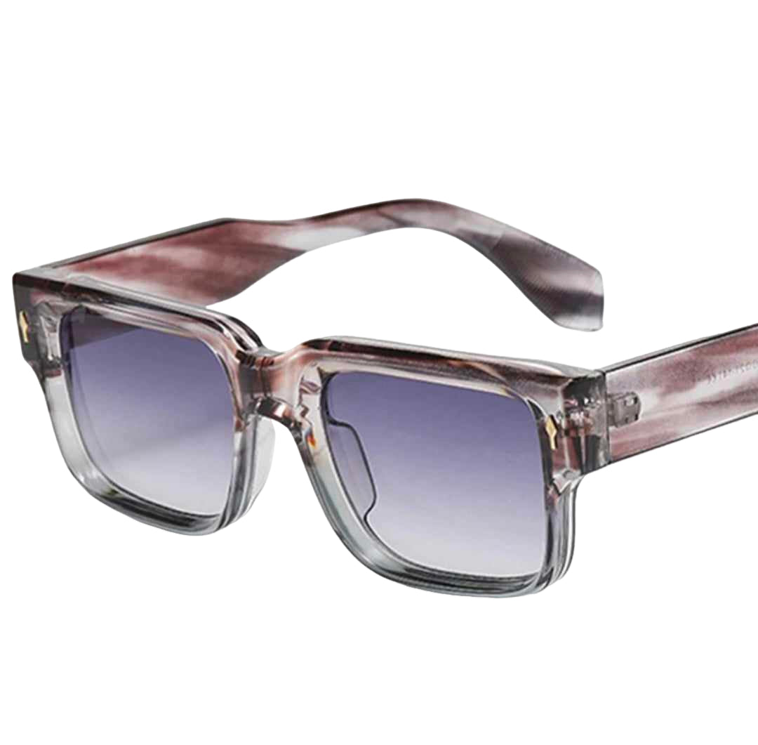 Mens Womens Oversized Rapper Sunglasses Iconic Street Hip Hop Celeb Shades Glasses Opaque Perspex Frame Lightly Tinted Fashion Glasses
